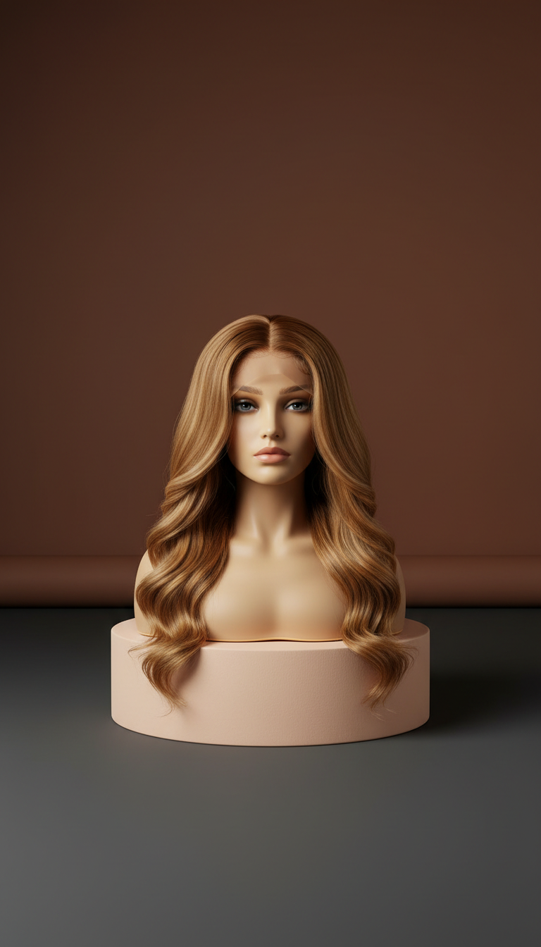 Honey Bronze Lace Wig